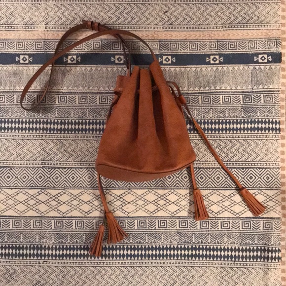 Free People Handbags - Free people leather bucket bag